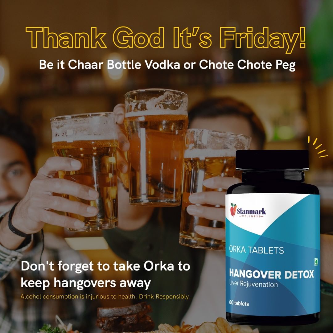 Orka Hangover Liver Detox Tablets - Stanmark Wellness