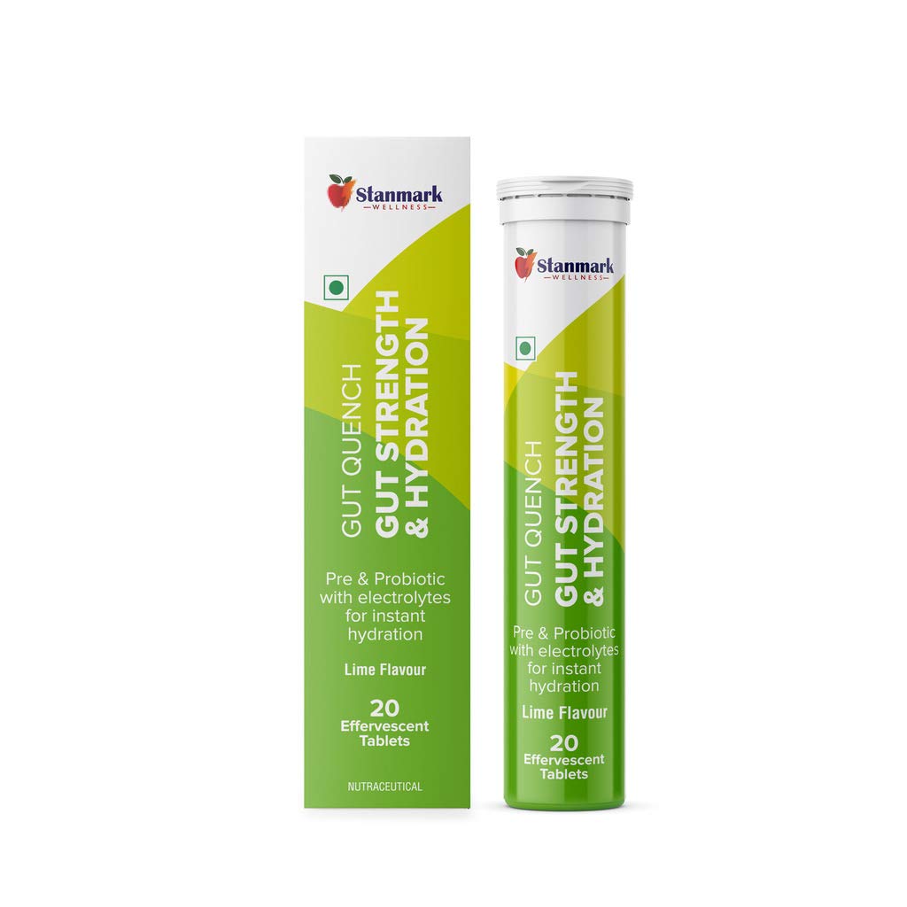 Gut Quench Pre Pro Biotic Hydration Effervescent Tablets - Stanmark Wellness